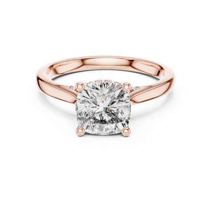 Round Halo Lab Grown Diamond Ring