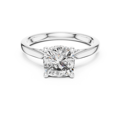 Round Halo Lab Grown Diamond Ring