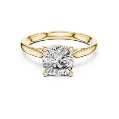 Round Halo Lab Grown Diamond Ring