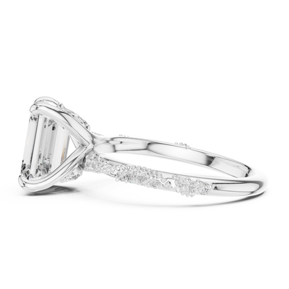 Mixed Shape Lab Grown Diamond Side Stone Ring