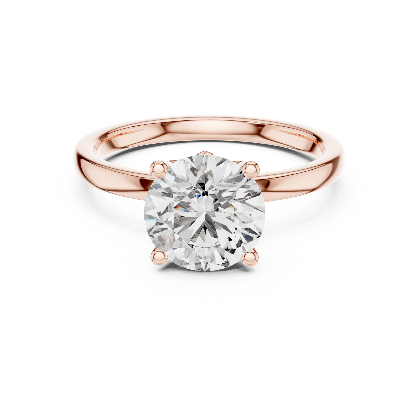 Round Halo Lab Grown Diamond Ring