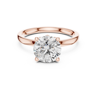 Round Halo Lab Grown Diamond Ring