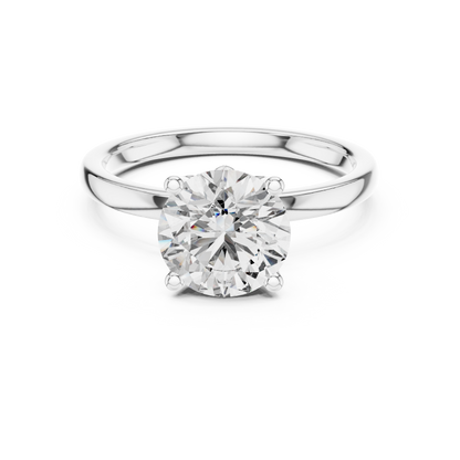 Round Halo Lab Grown Diamond Ring