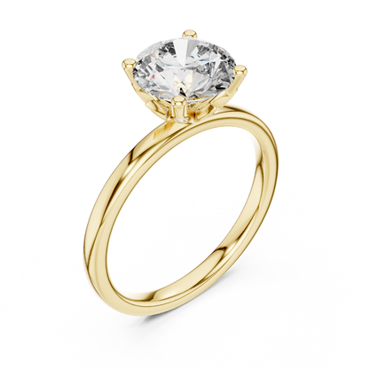 Round Halo Lab Grown Diamond Ring
