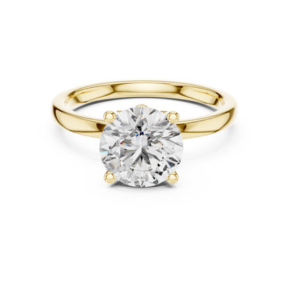 Round Halo Lab Grown Diamond Ring