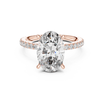 Mixed Shape Lab Grown Diamond Halo Ring