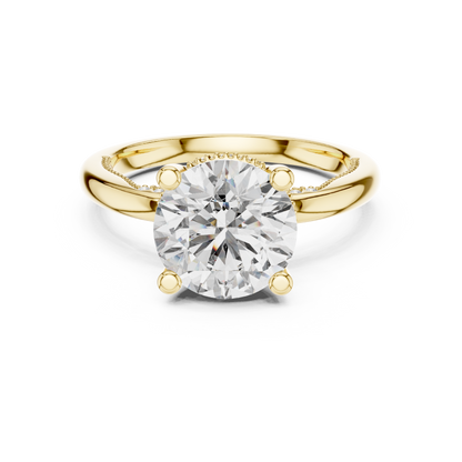 Round Halo Lab Grown Diamond Ring