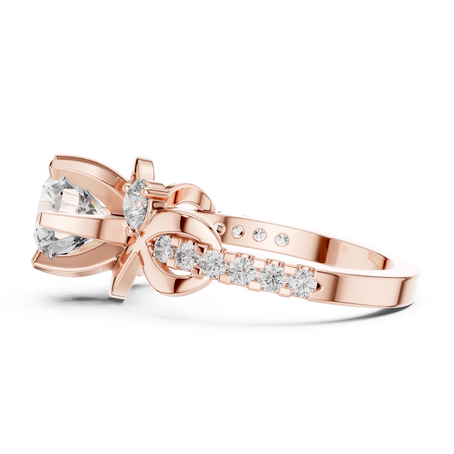 Mixed Shape Lab Grown Diamond Halo Ring