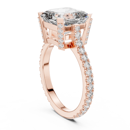 Mixed Shape Lab Grown Diamond Halo Ring