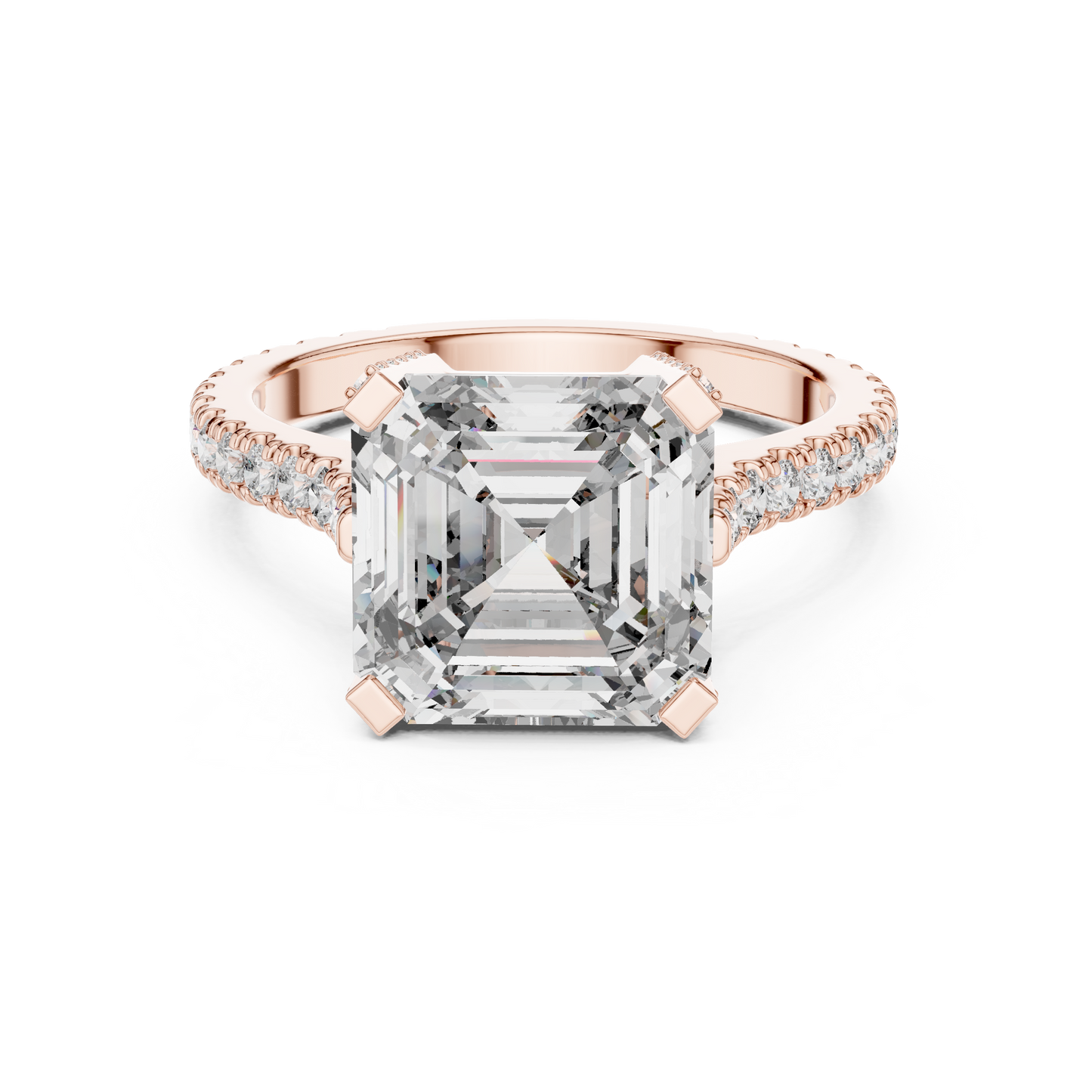 Mixed Shape Lab Grown Diamond Halo Ring