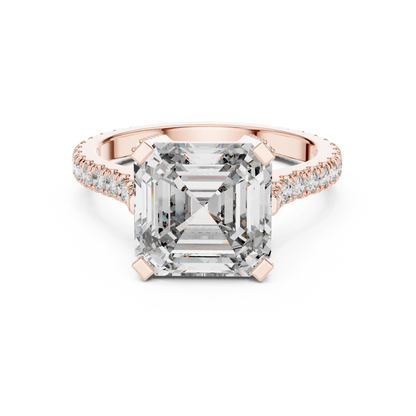 Mixed Shape Lab Grown Diamond Halo Ring