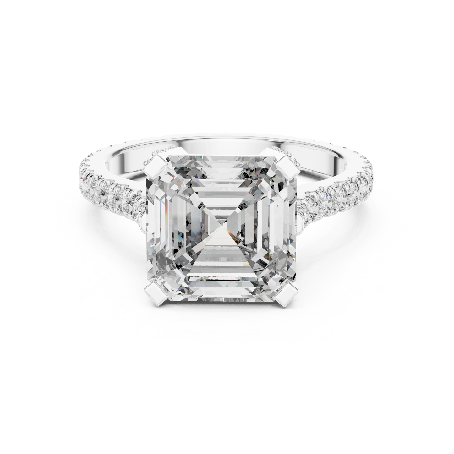 Mixed Shape Lab Grown Diamond Halo Ring