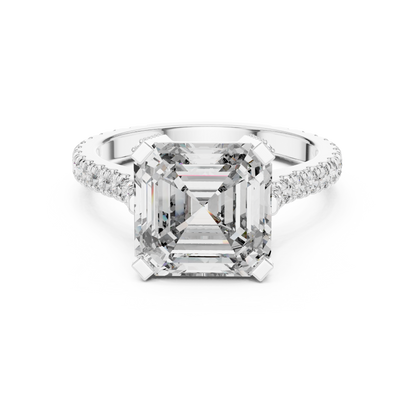 Mixed Shape Lab Grown Diamond Halo Ring
