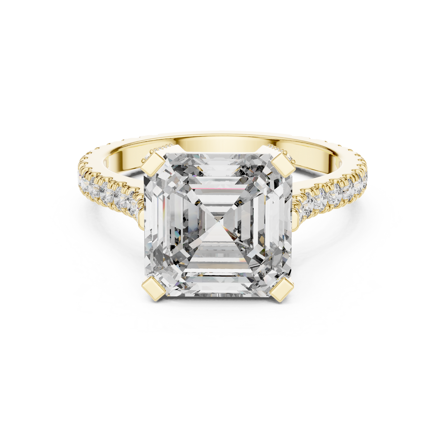 Mixed Shape Lab Grown Diamond Halo Ring