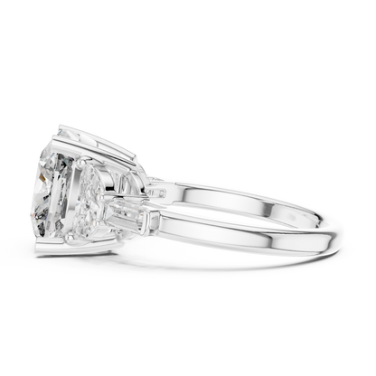 Mixed Shape Lab Grown Diamond Three Stone Ring