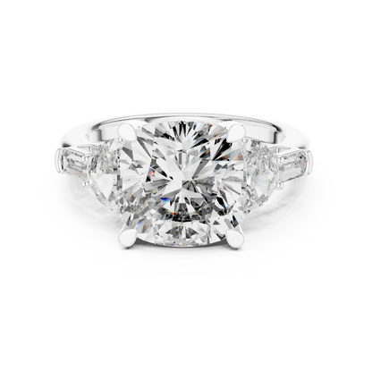 Mixed Shape Lab Grown Diamond Three Stone Ring
