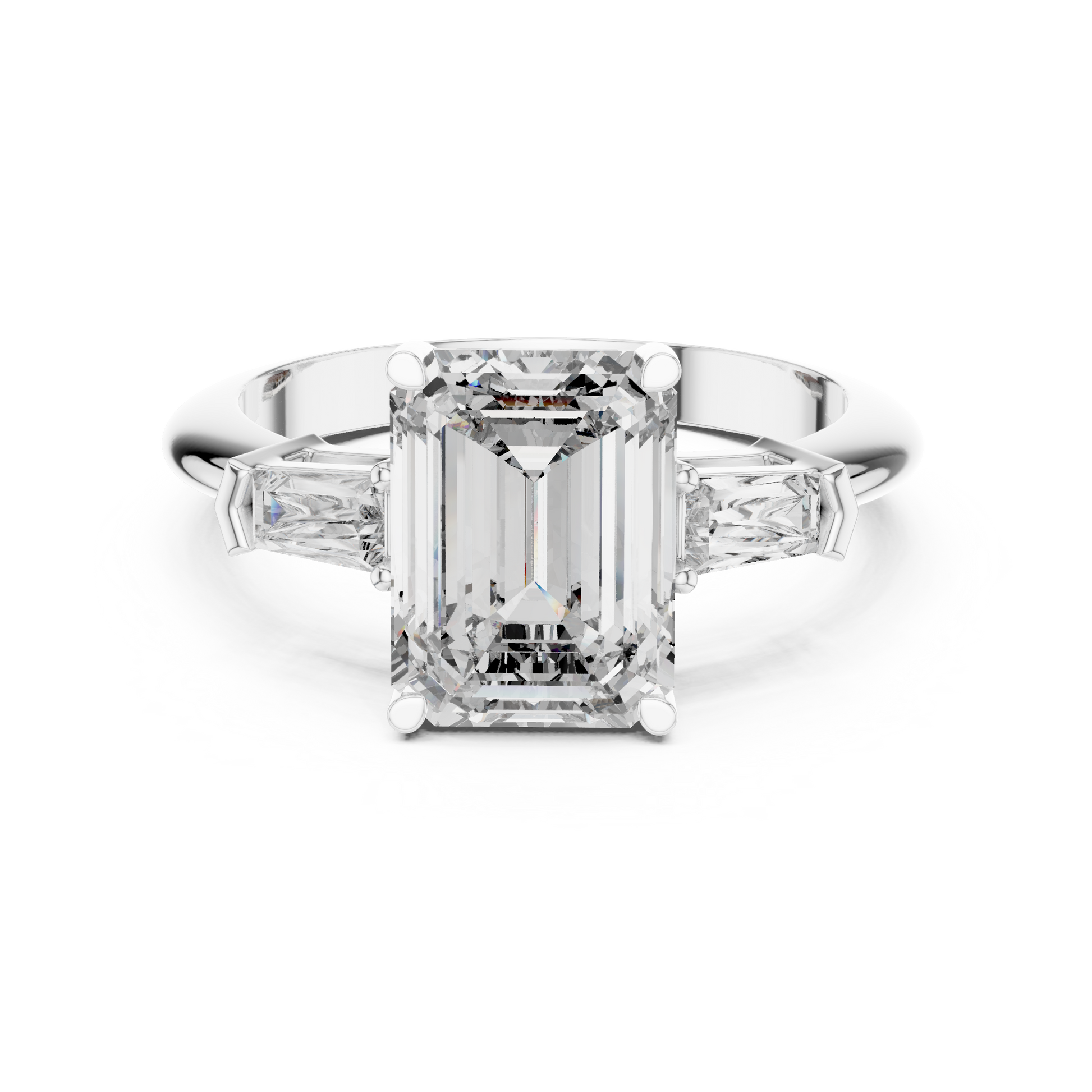 Mixed Shape Lab Grown Diamond Three Stone Ring