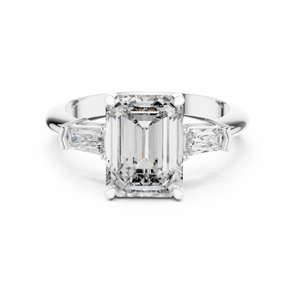 Mixed Shape Lab Grown Diamond Three Stone Ring
