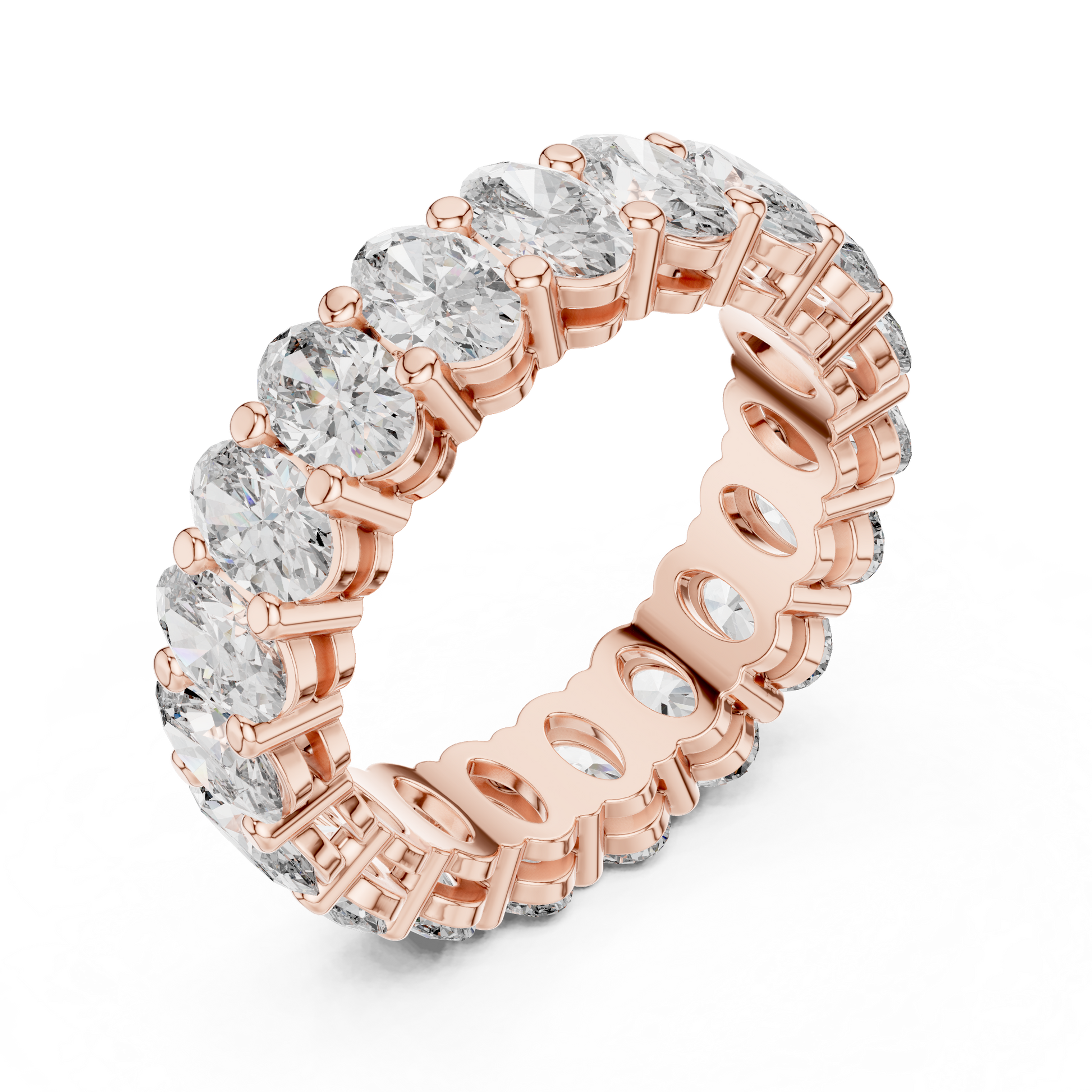 Mixed Shape Lab Grown Diamond Eternity Ring
