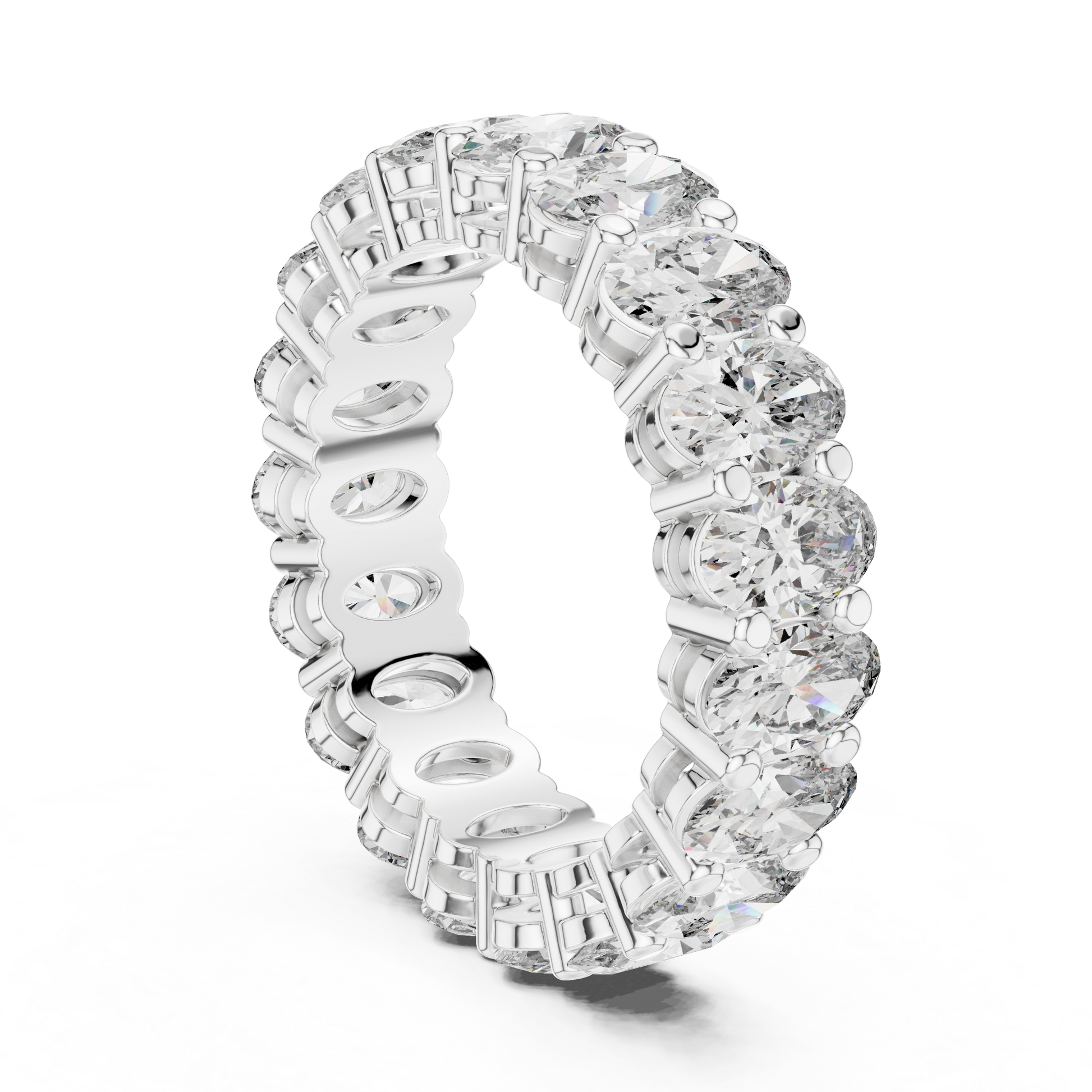 Mixed Shape Lab Grown Diamond Eternity Ring