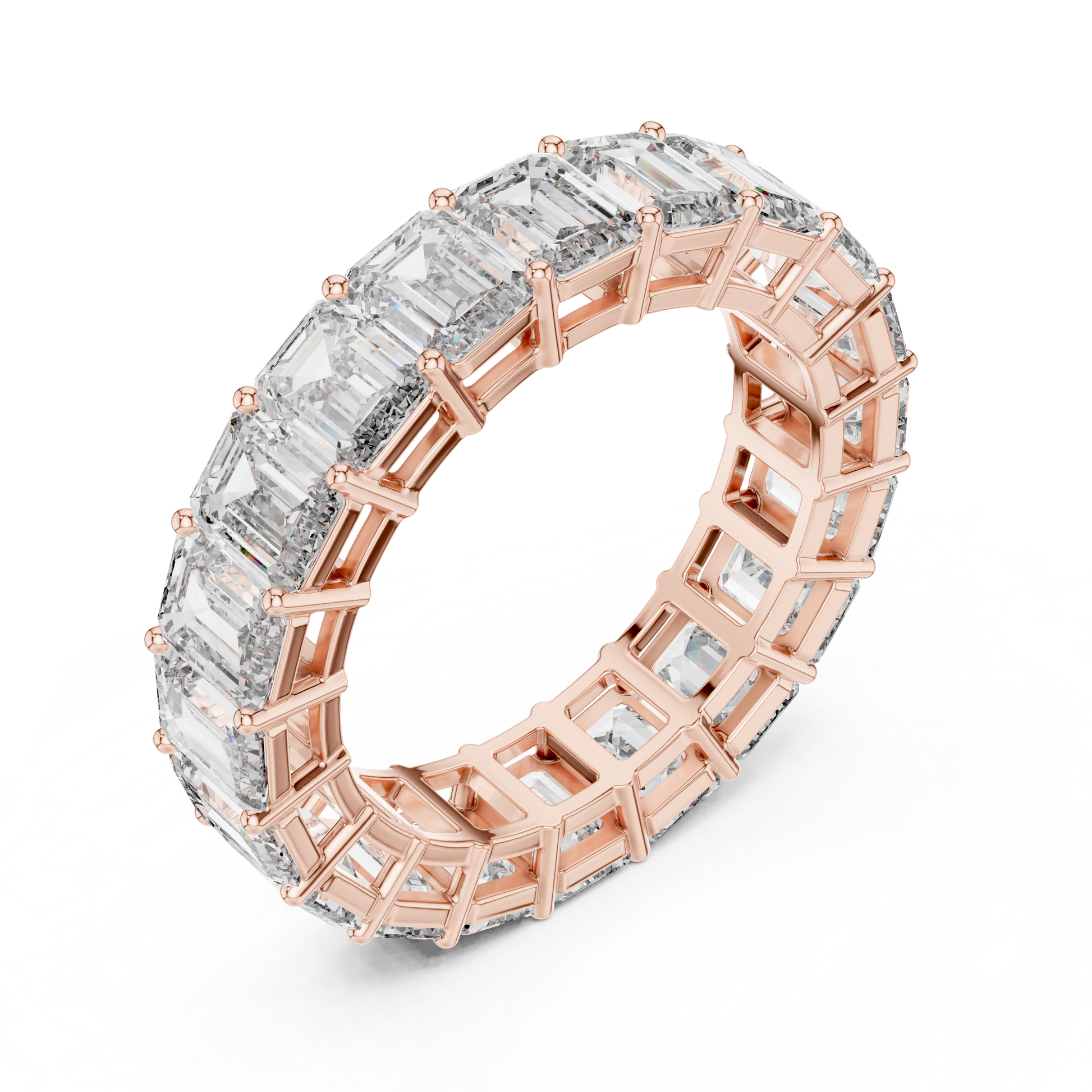 Mixed Shape Lab Grown Diamond Eternity Ring