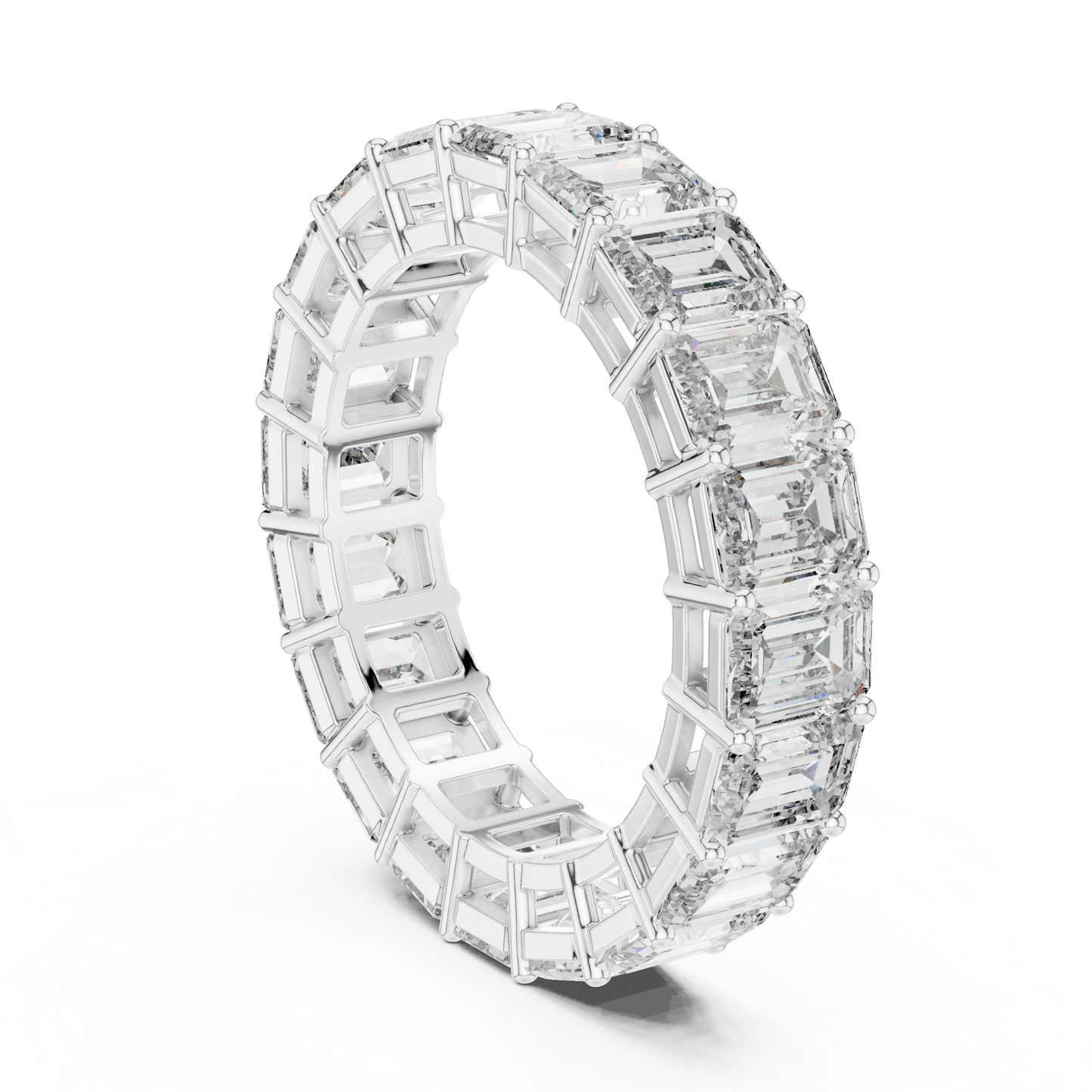 Mixed Shape Lab Grown Diamond Eternity Ring