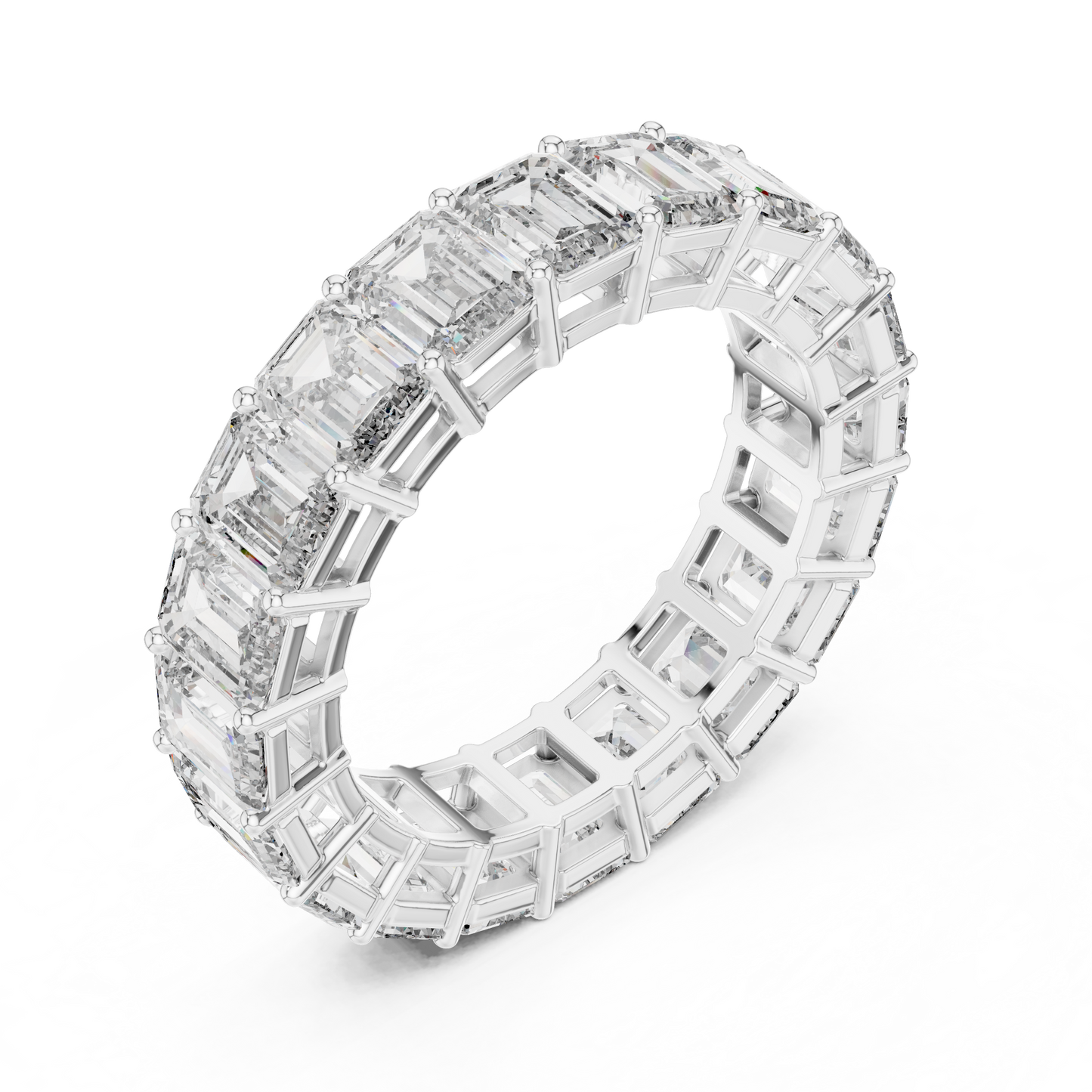 Mixed Shape Lab Grown Diamond Eternity Ring