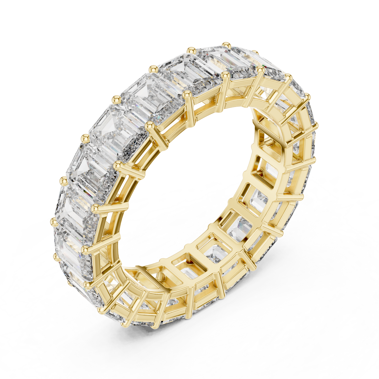 Mixed Shape Lab Grown Diamond Eternity Ring