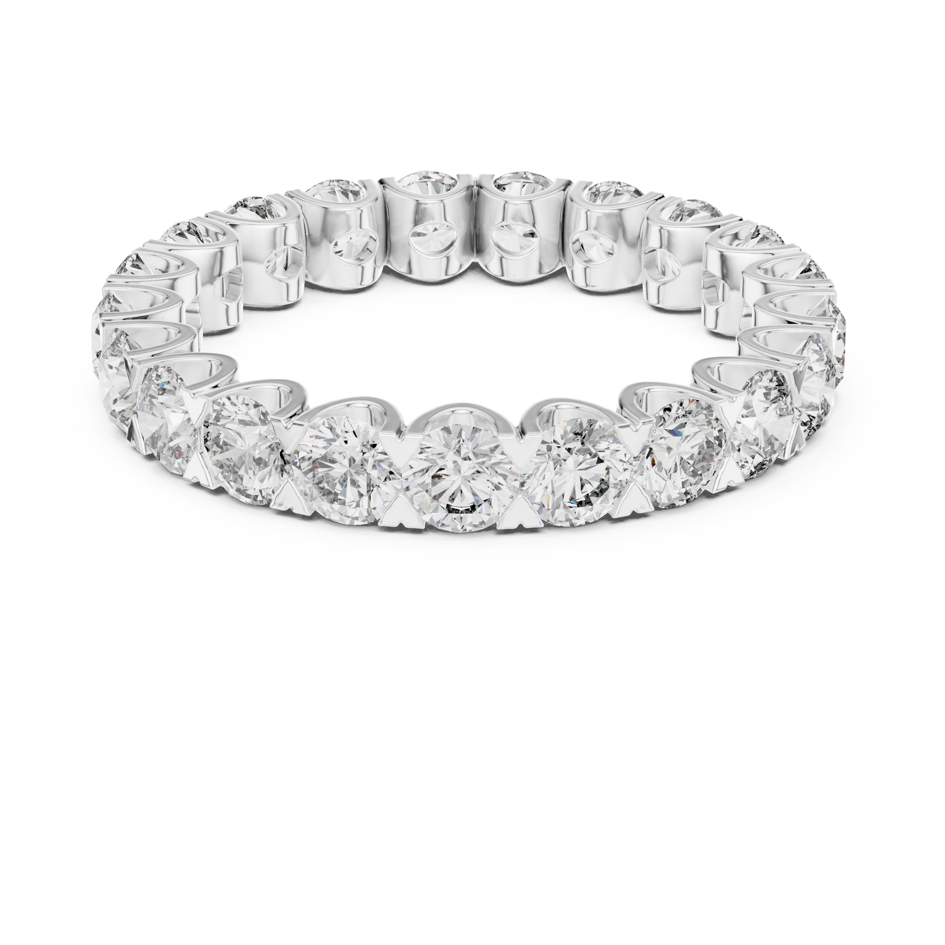 Round Eternity Lab Grown Diamond Ring