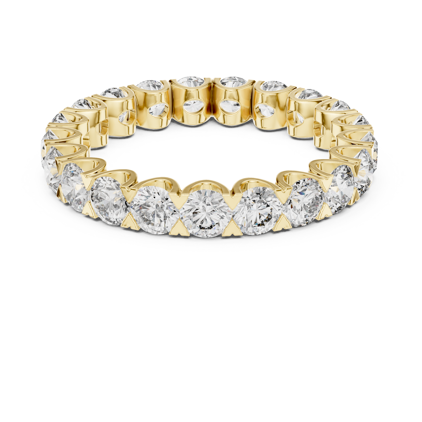 Round Eternity Lab Grown Diamond Ring