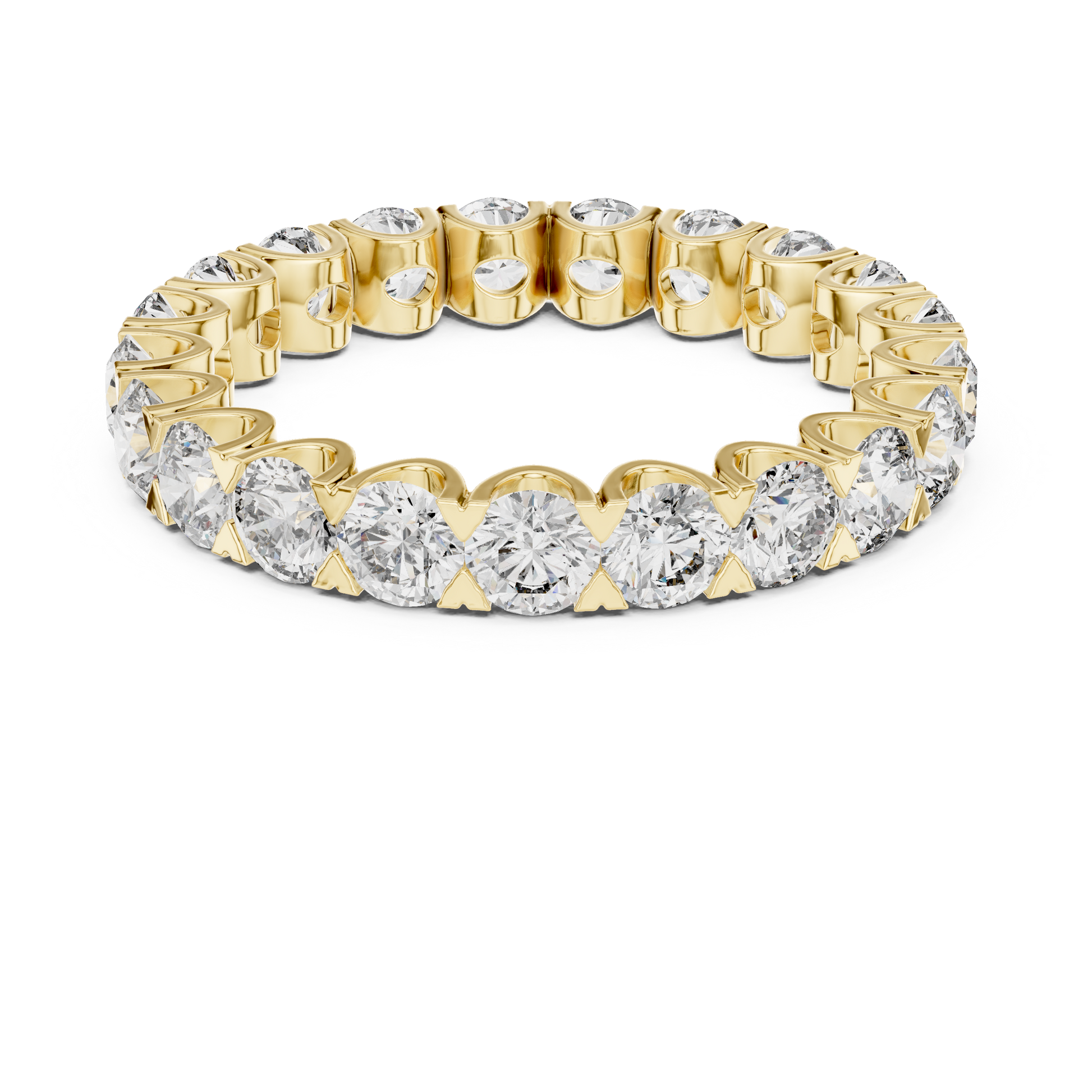 Round Eternity Lab Grown Diamond Ring