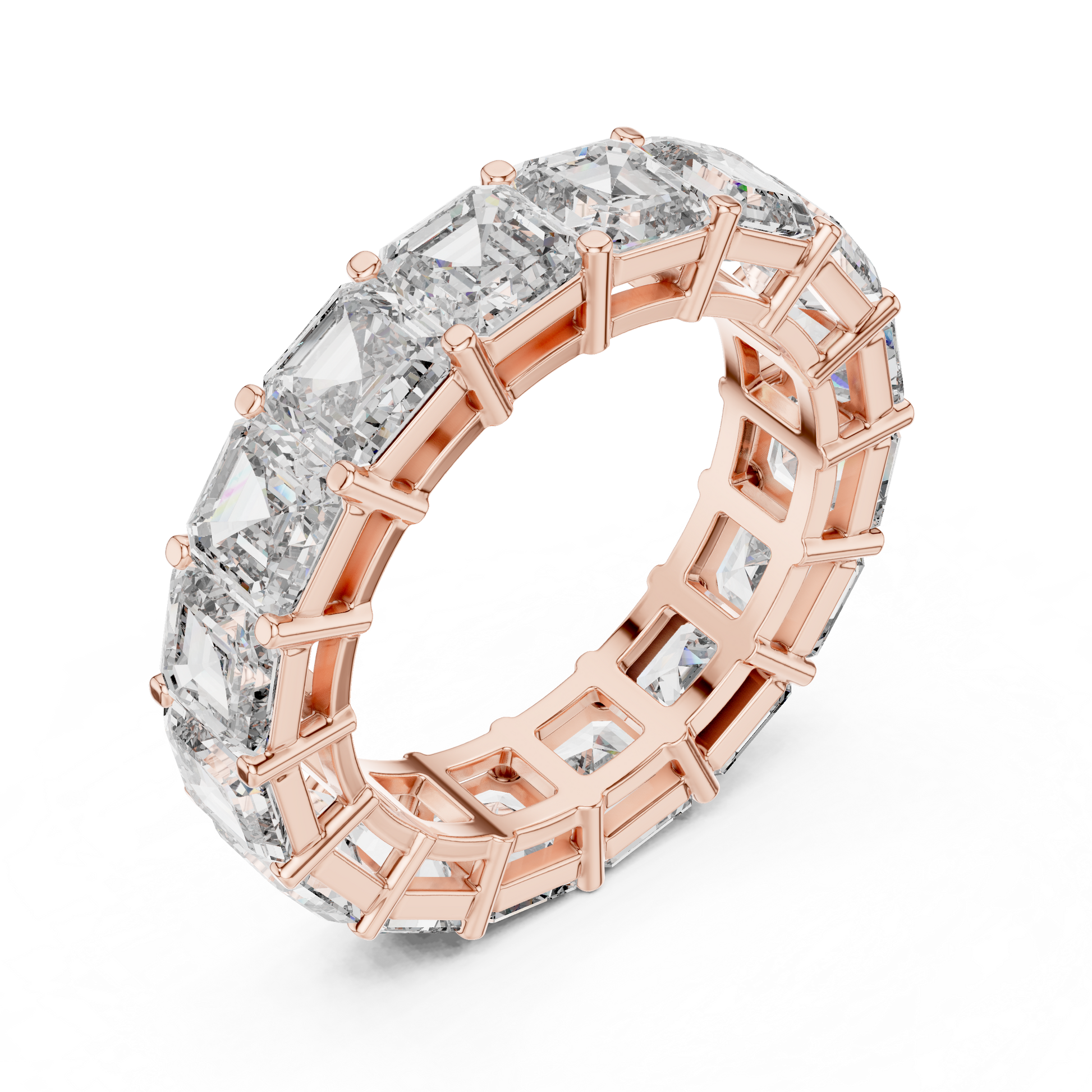Mixed Shape Lab Grown Diamond Eternity Ring