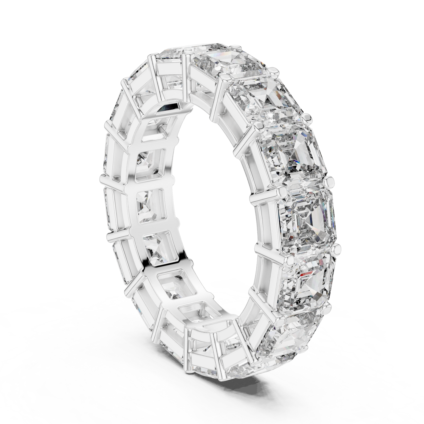 Mixed Shape Lab Grown Diamond Eternity Ring