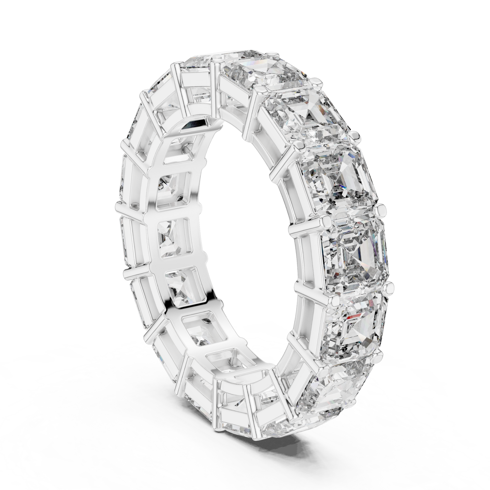 Mixed Shape Lab Grown Diamond Eternity Ring