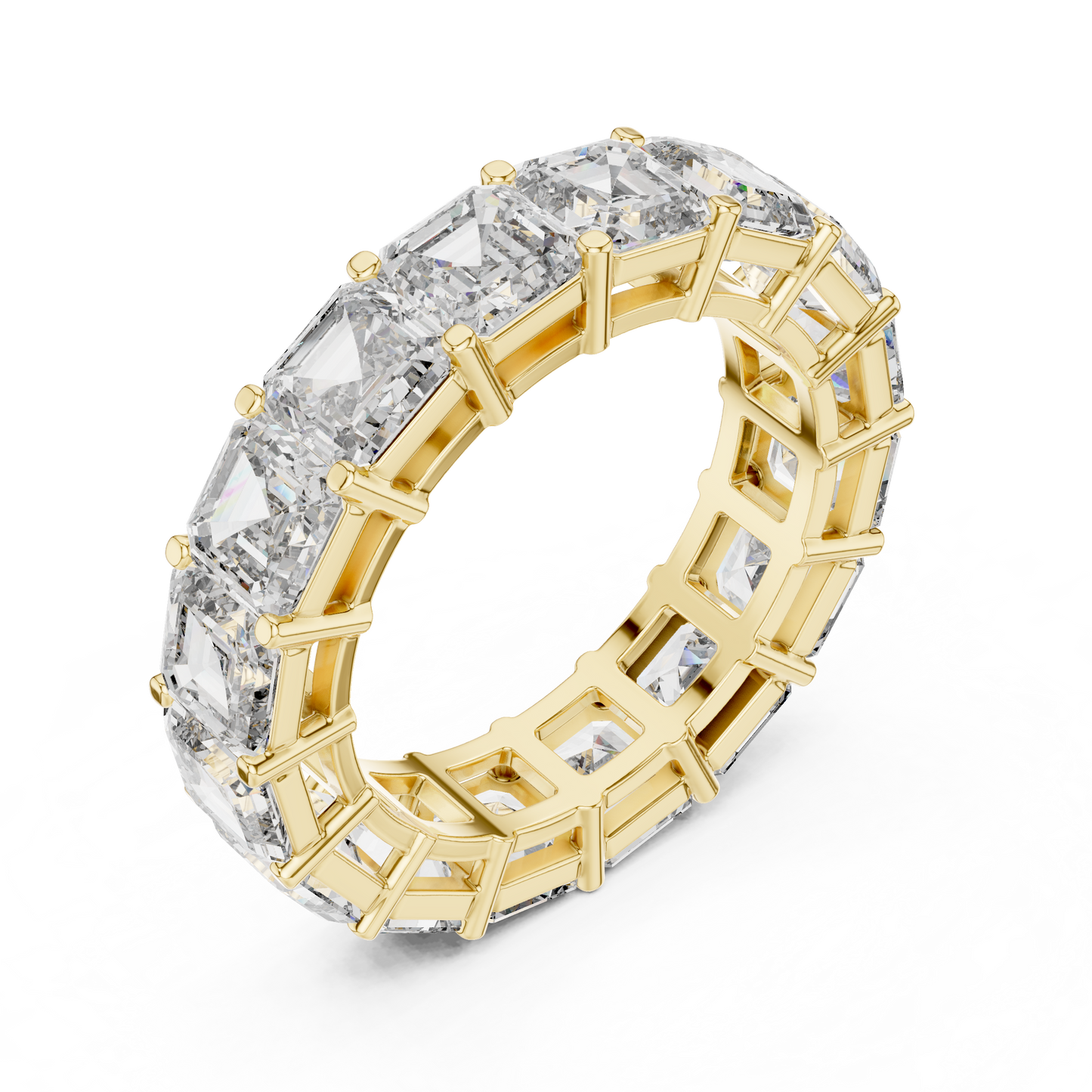 Mixed Shape Lab Grown Diamond Eternity Ring
