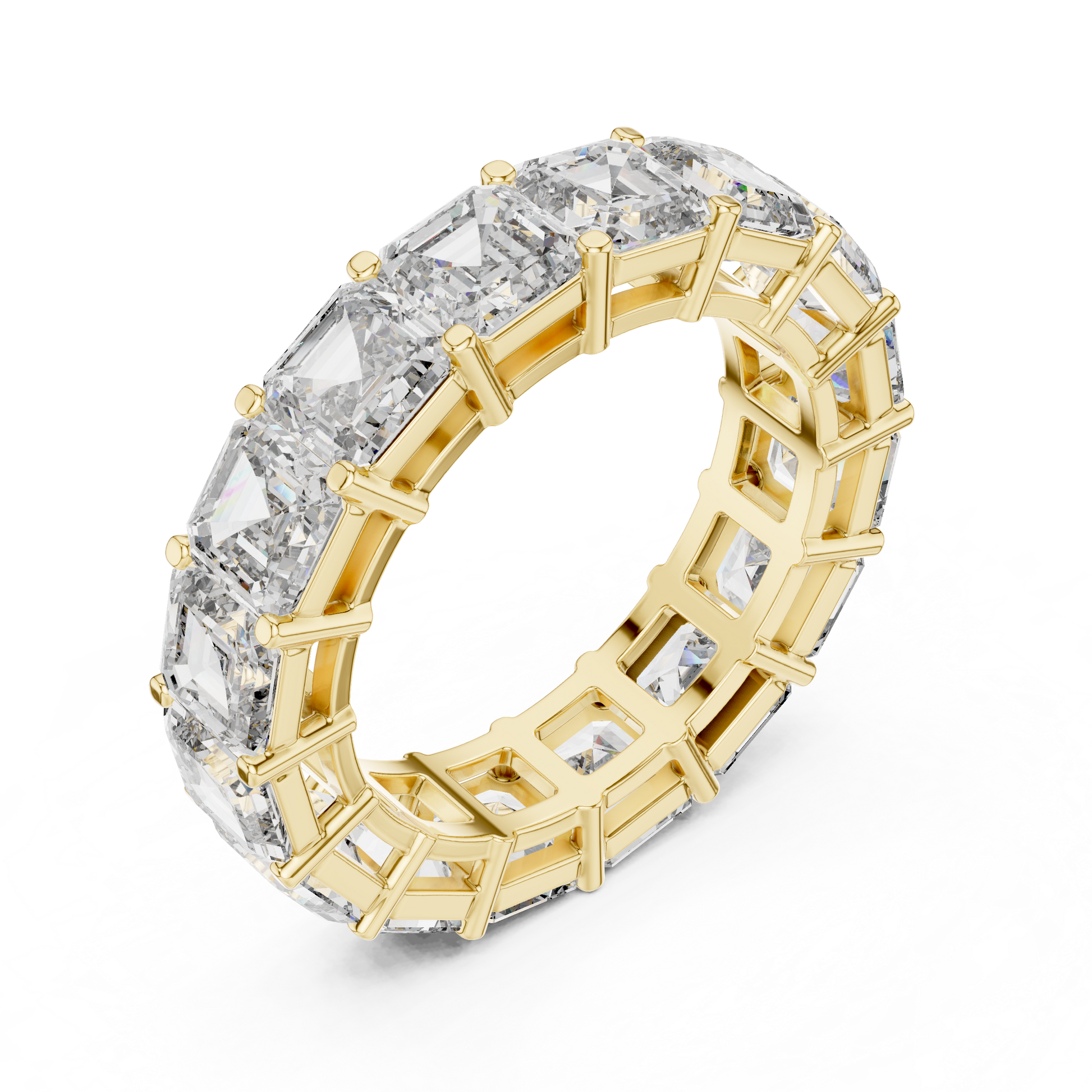 Mixed Shape Lab Grown Diamond Eternity Ring