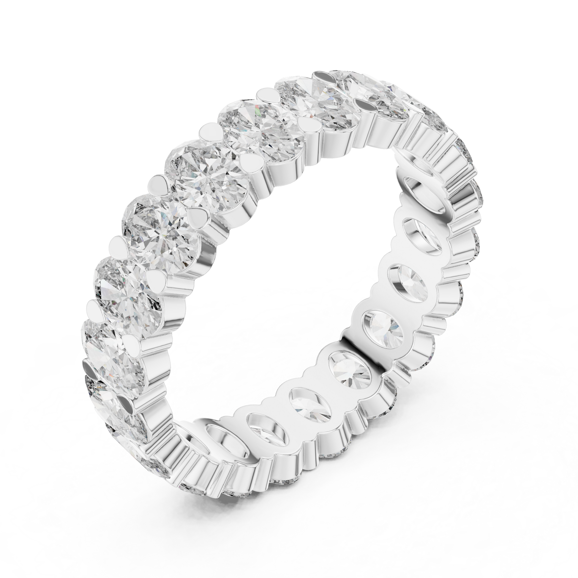Mixed Shape Lab Grown Diamond Eternity Ring