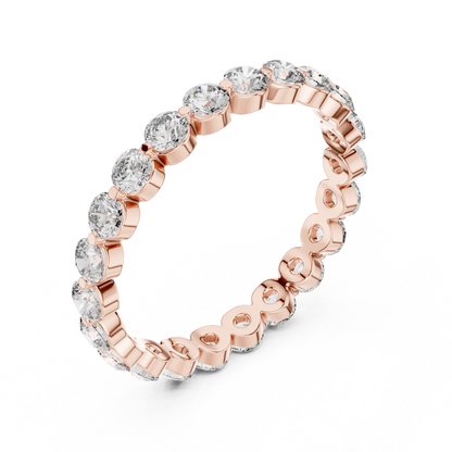 Round Eternity Lab Grown Diamond Ring