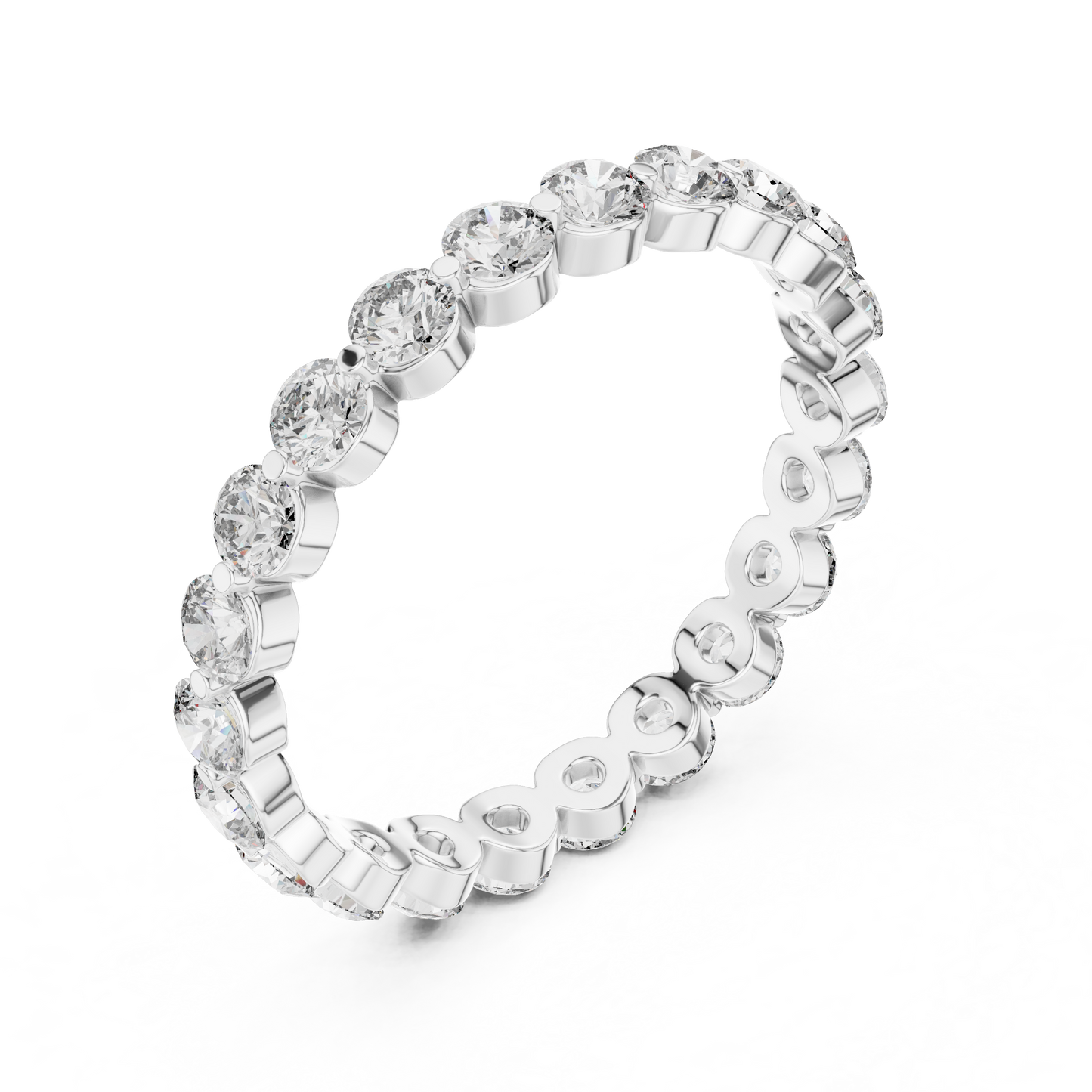 Round Eternity Lab Grown Diamond Ring