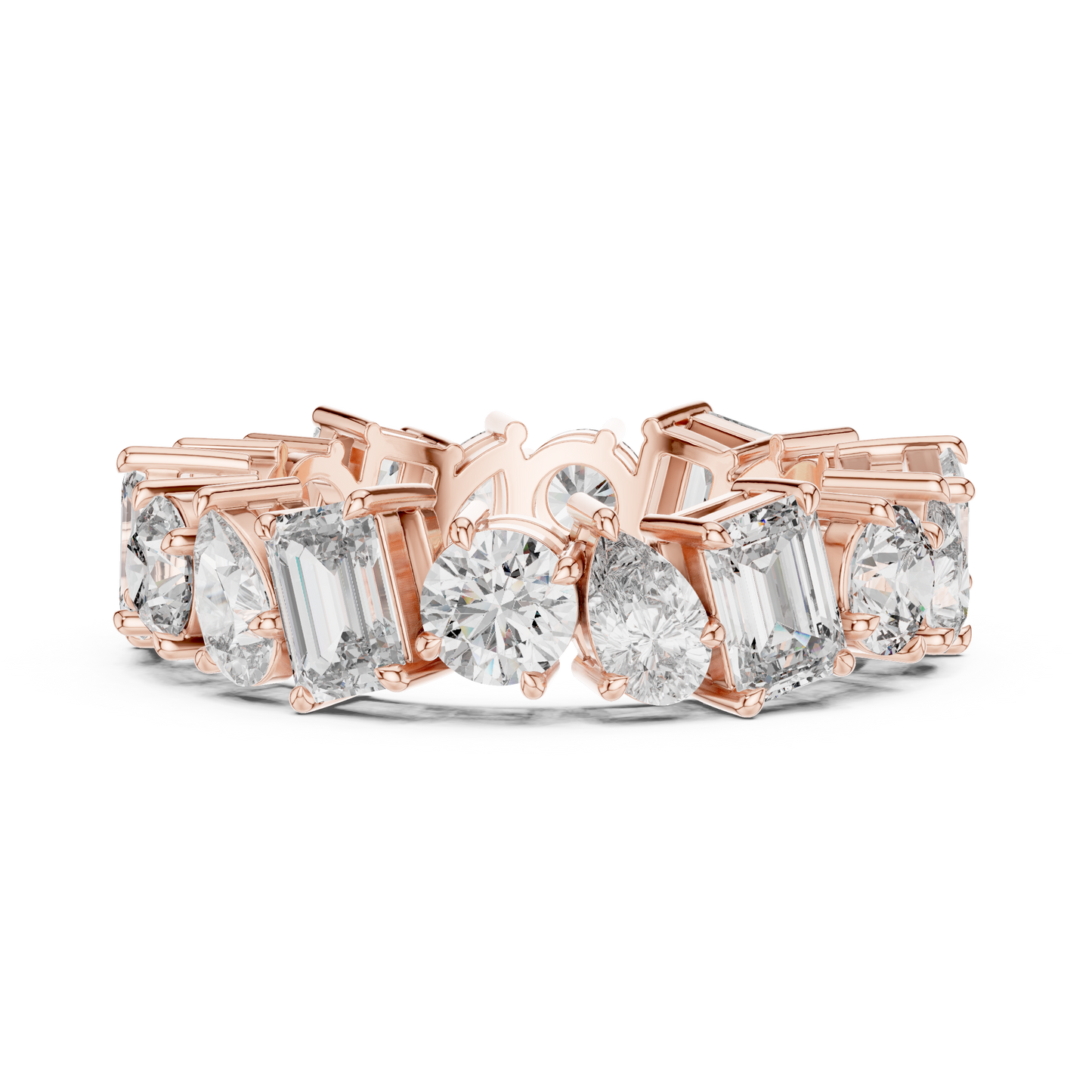 Mixed Shape Lab Grown Diamond Eternity Ring