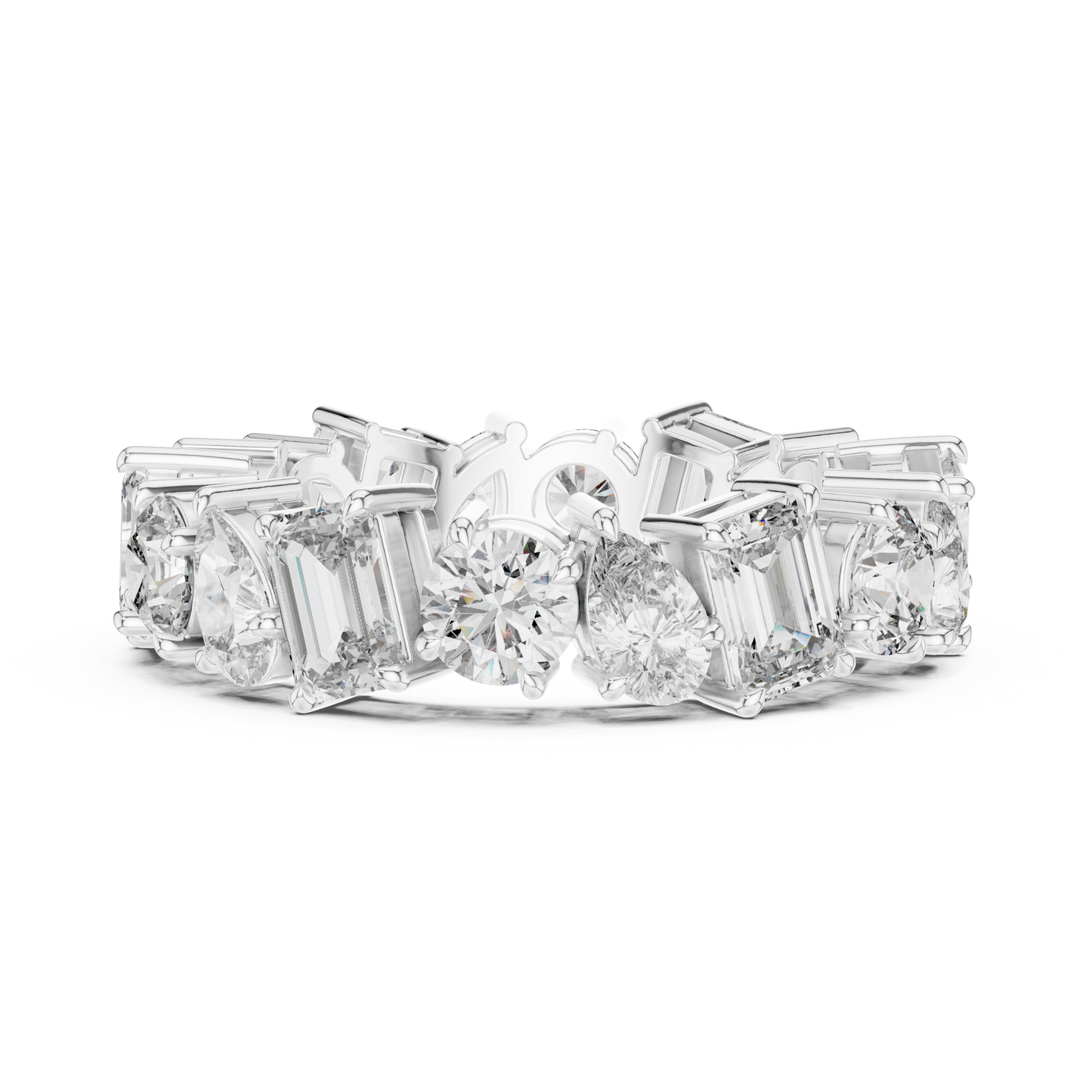 Mixed Shape Lab Grown Diamond Eternity Ring