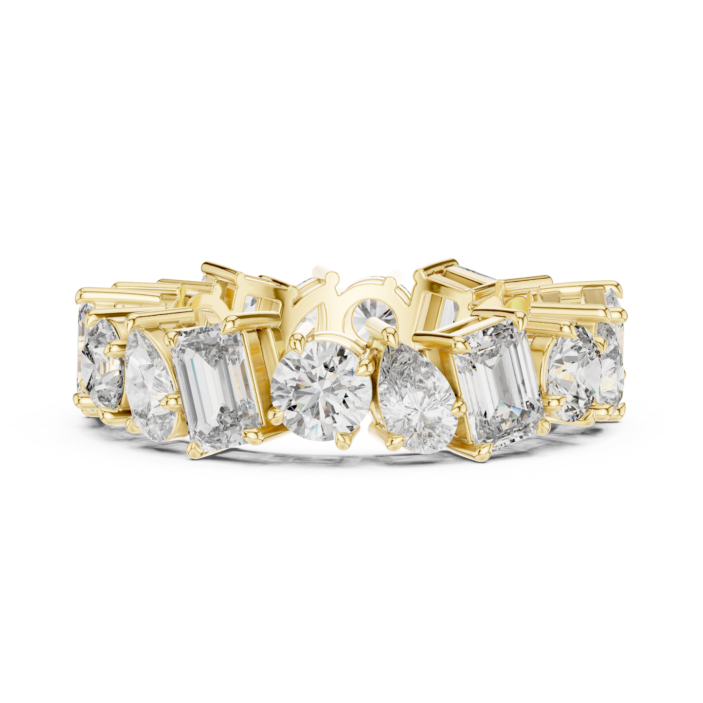 Mixed Shape Lab Grown Diamond Eternity Ring