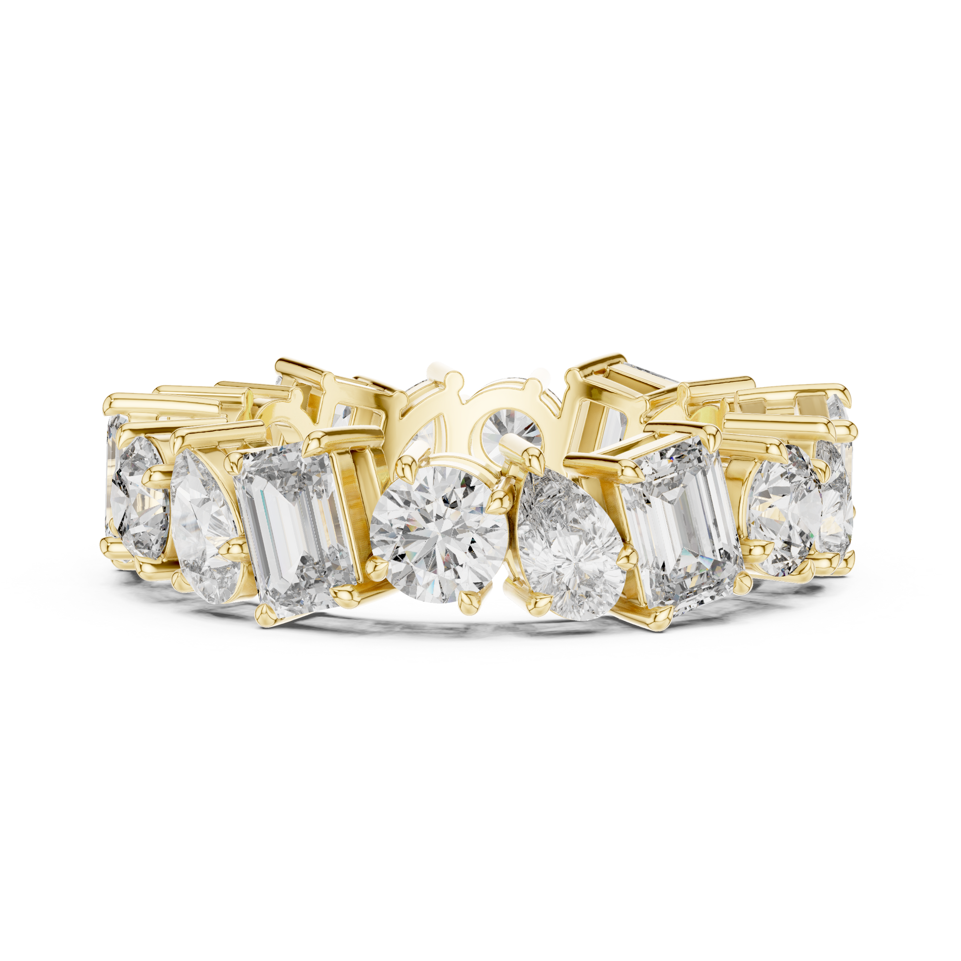 Mixed Shape Lab Grown Diamond Eternity Ring