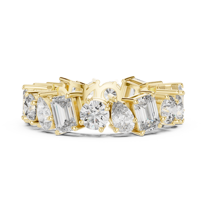 Mixed Shape Lab Grown Diamond Eternity Ring