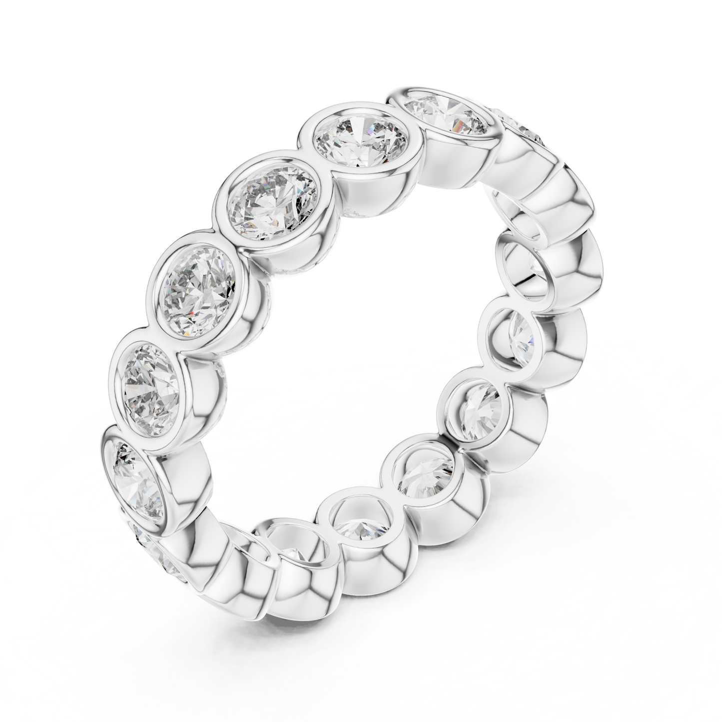 Round Eternity Lab Grown Diamond Ring