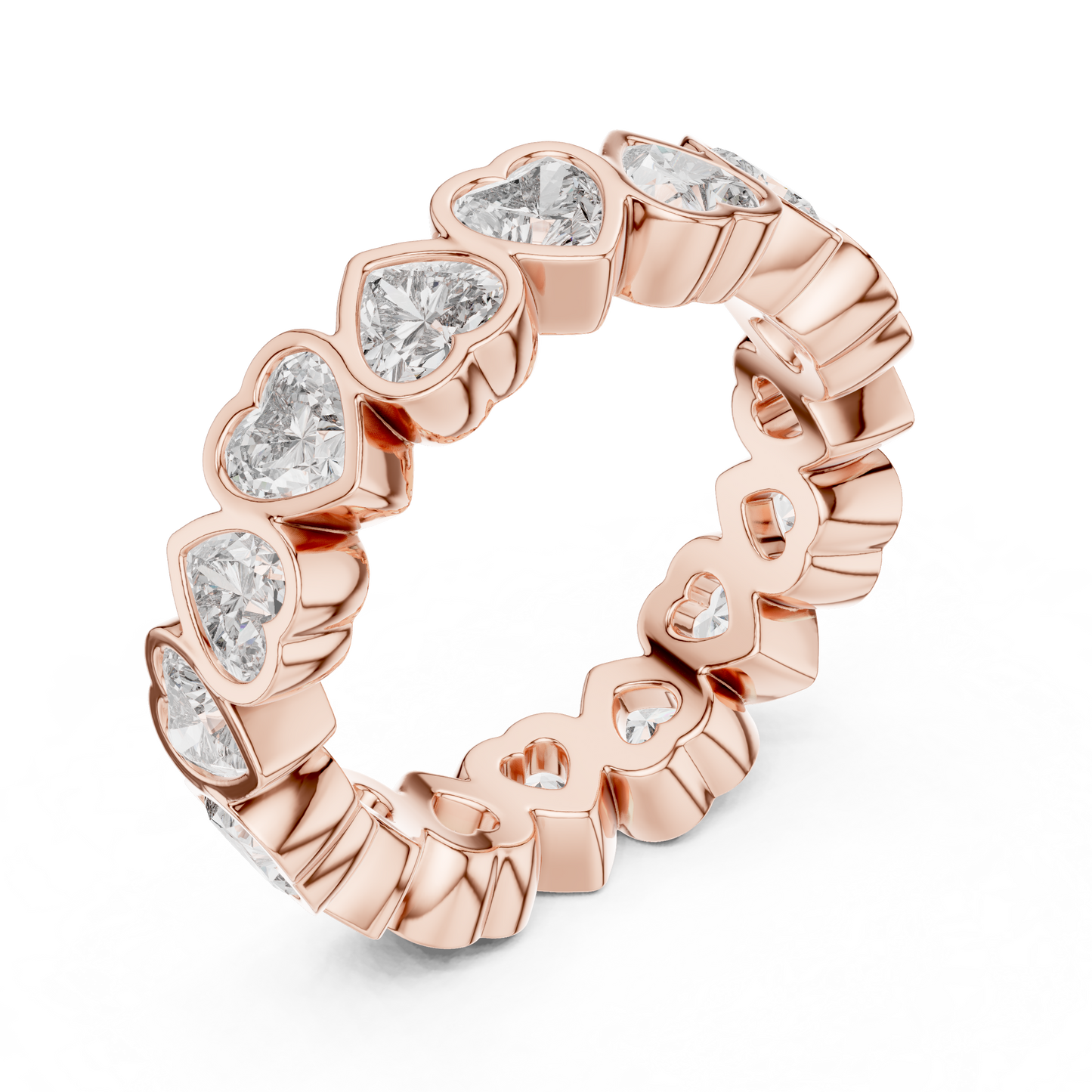 Heart Eternity Lab Grown Diamond Ring