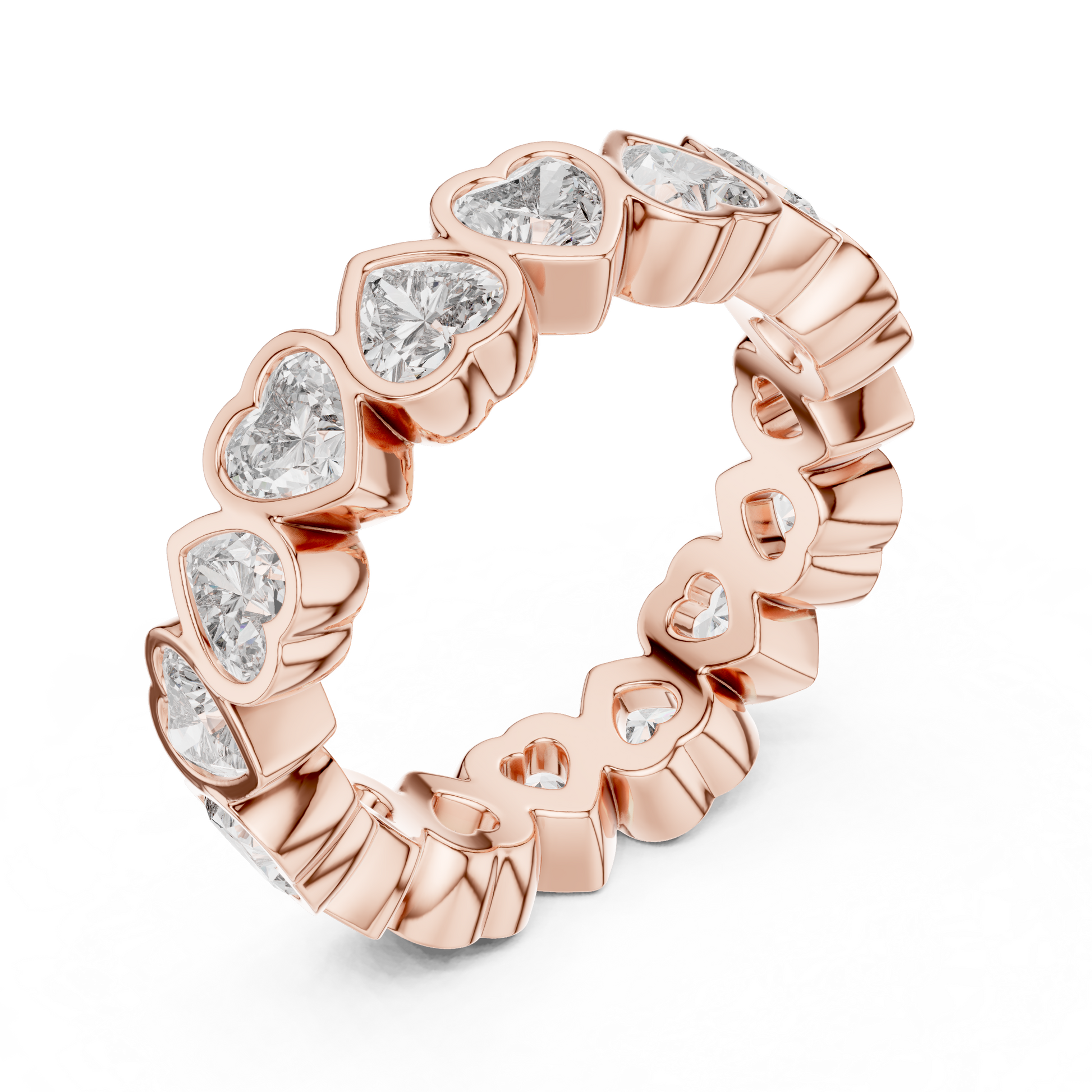 Heart Eternity Lab Grown Diamond Ring
