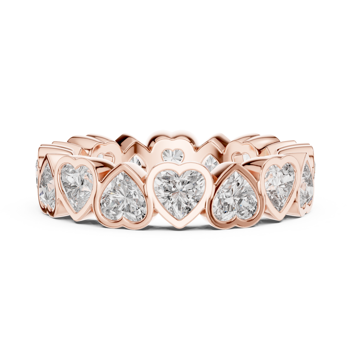 Heart Eternity Lab Grown Diamond Ring
