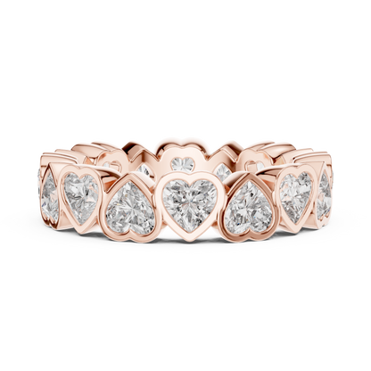 Heart Eternity Lab Grown Diamond Ring