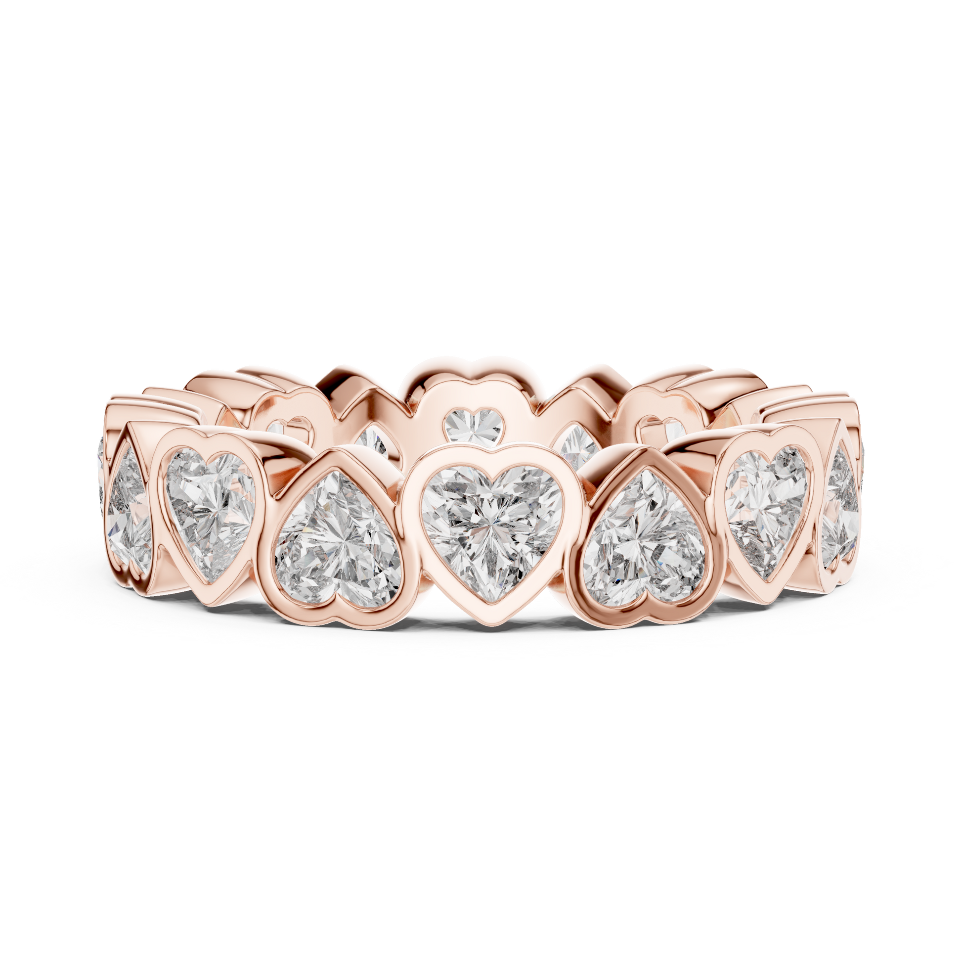 Heart Eternity Lab Grown Diamond Ring